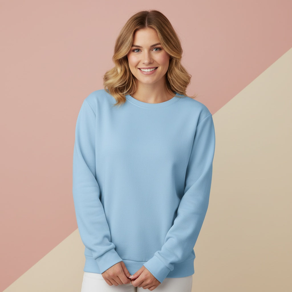 Light Blue Sweater | Unisex Pullover Sweatshirt