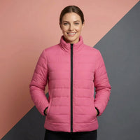 Pink Puff Coat | Bubblegum Pink Insulated Winter Jacket