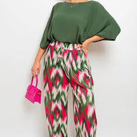 Oversized Batwing Sleeve Casual Tops