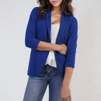 Open Front Cardigan with Front Pockets