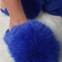 Fluffy Faux Fur Winter Sandals