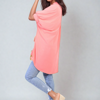 Balloon Sleeve Oversized Top