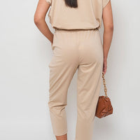 Short Sleeve Boxy Lounge Wear Co-ord Set