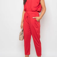 Short Sleeve Boxy Lounge Wear Co-ord Set