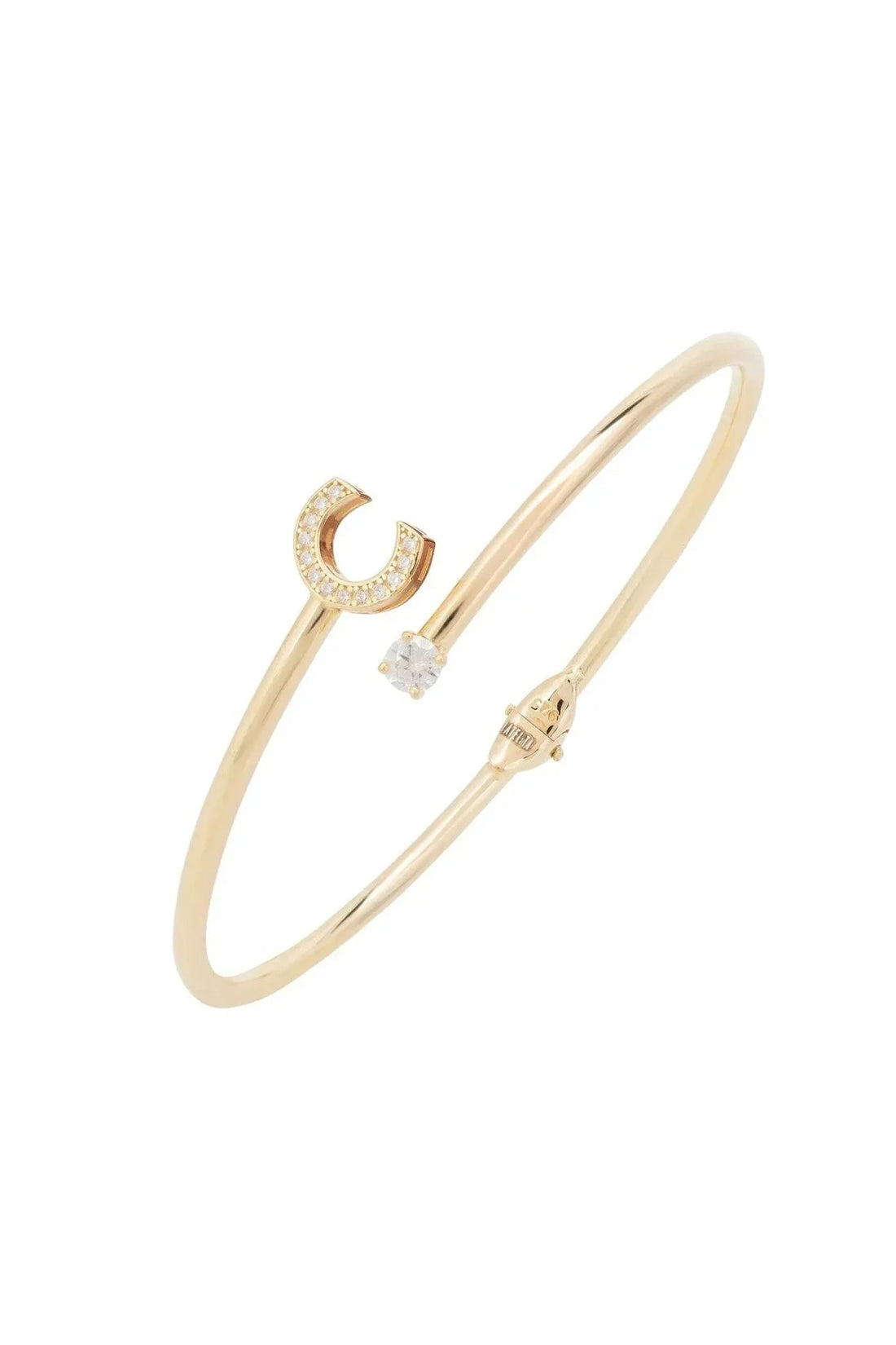Initial Bangle Gold C-0