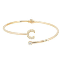 Initial Bangle Gold C-2