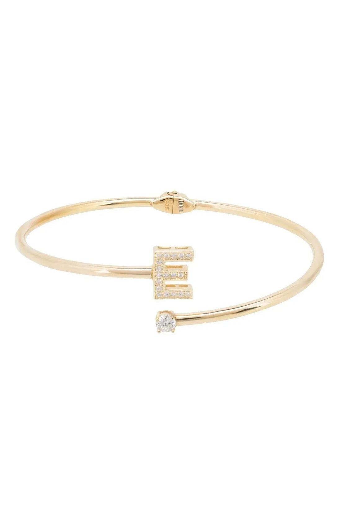Initial Bangle Gold E-2