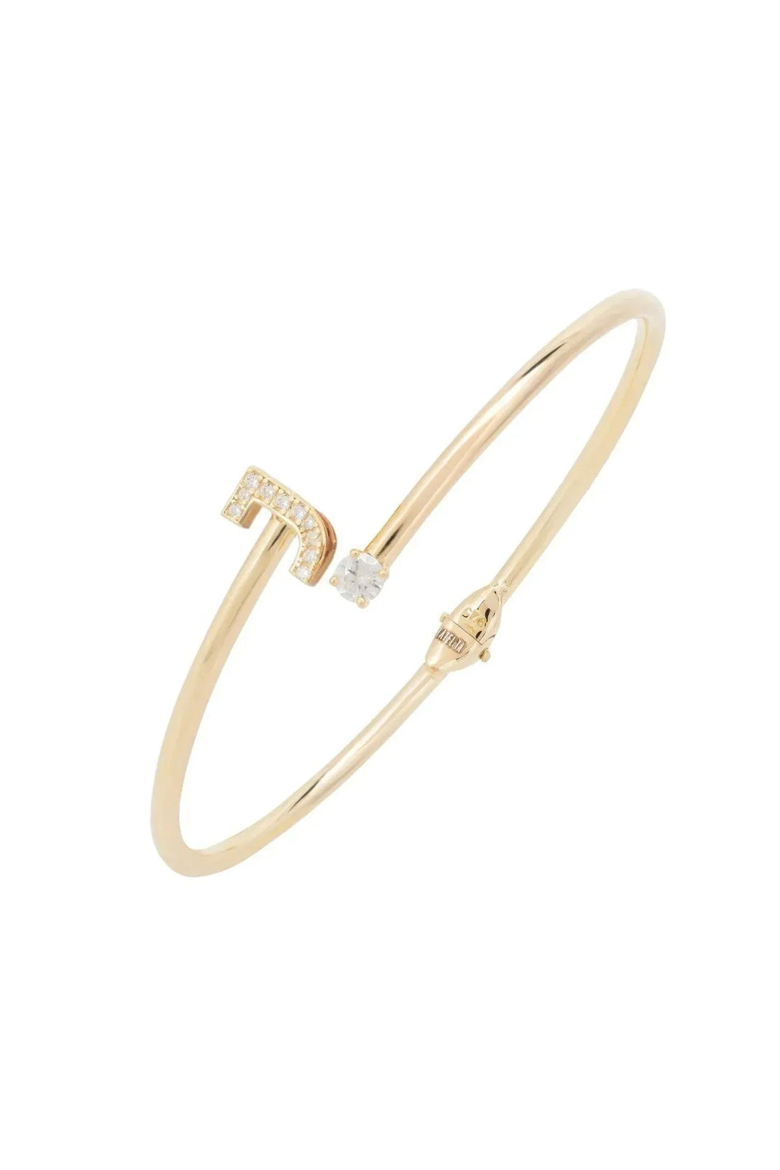 Initial Bangle Gold J-0