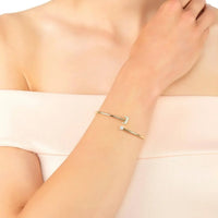 Initial Bangle Gold J-1