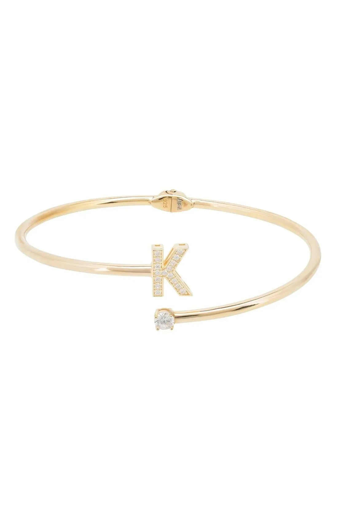 Initial Bangle Gold K-2