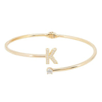 Initial Bangle Gold K-2