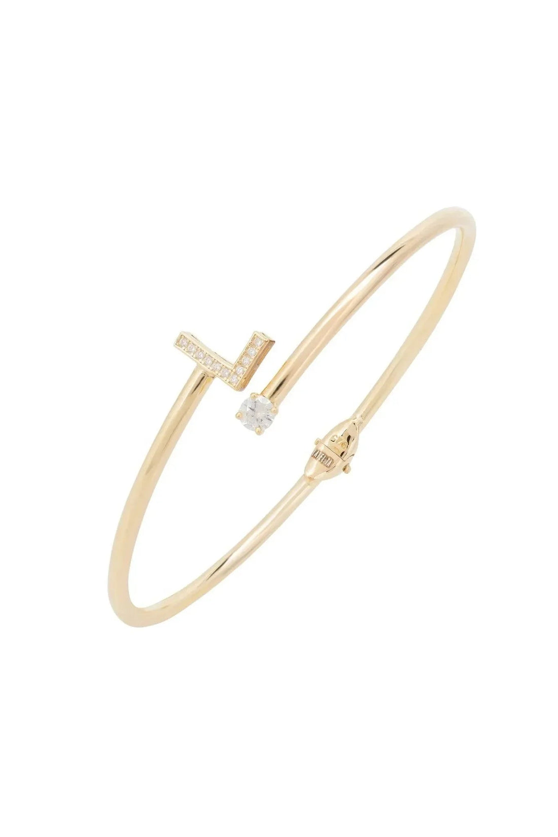 Initial Bangle Gold L-0
