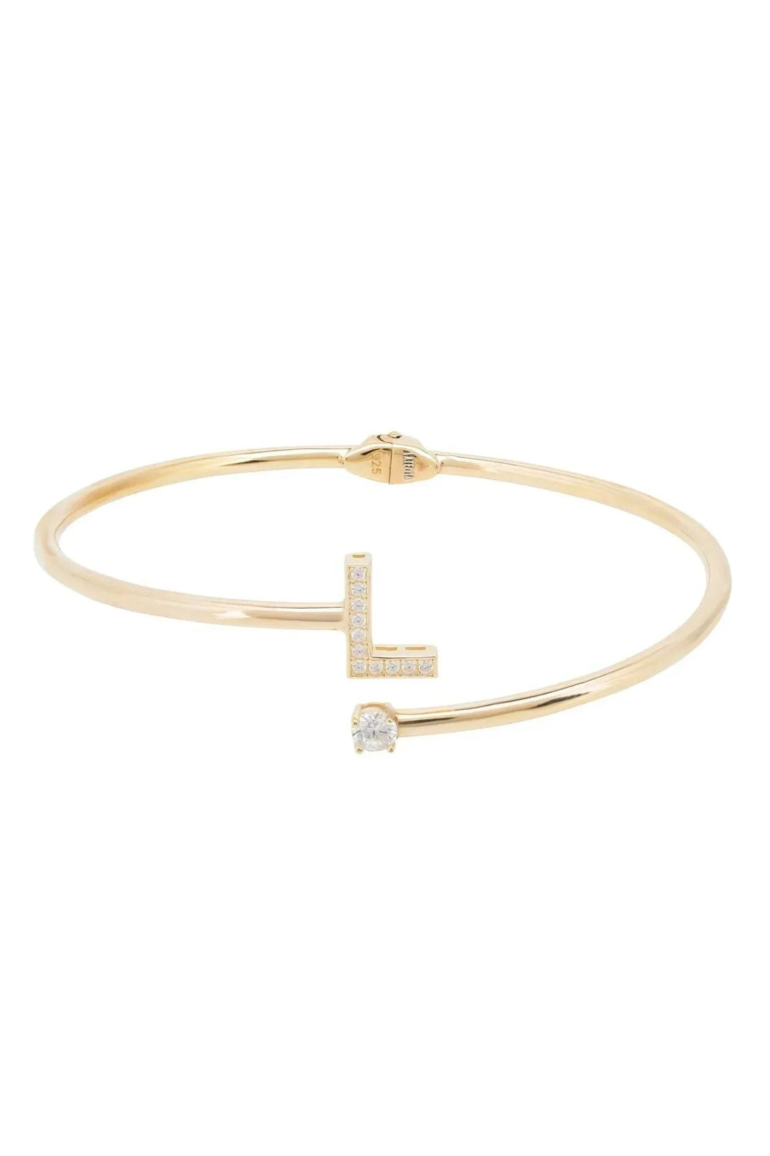 Initial Bangle Gold L-2