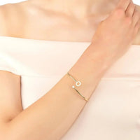 Initial Bangle Gold O-1