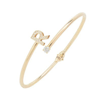 Initial Bangle Gold R-0