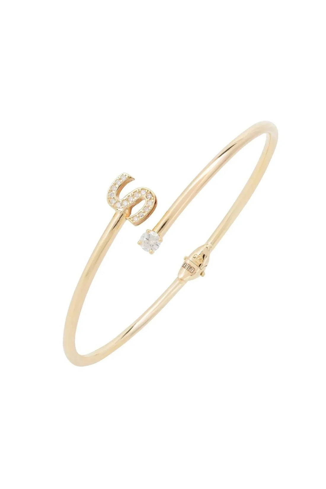 Initial Bangle Gold S-0