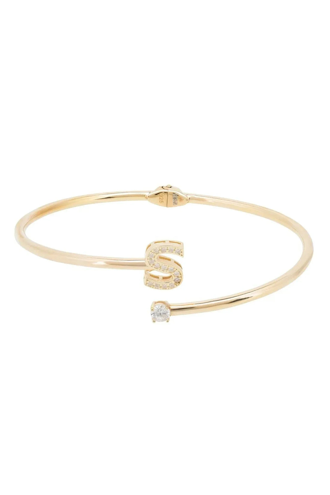Initial Bangle Gold S-2