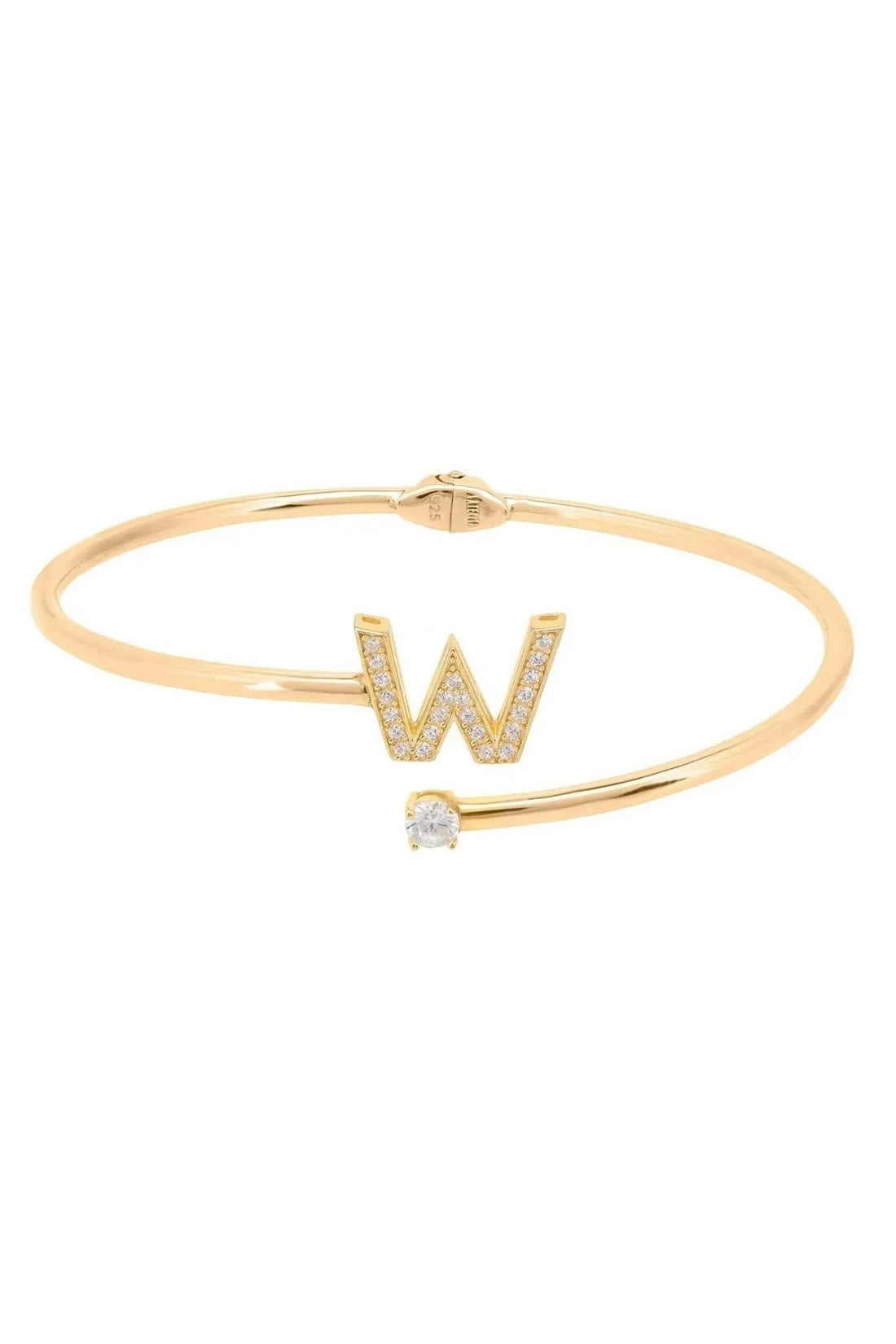 Initial Bangle Gold W-2