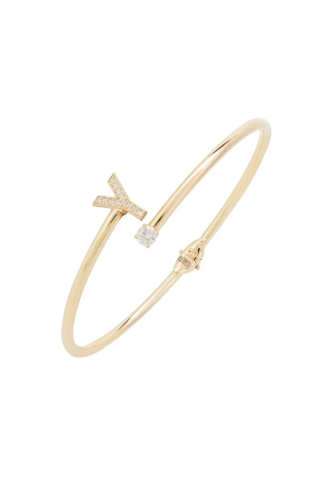 Initial Bangle Gold Y-0