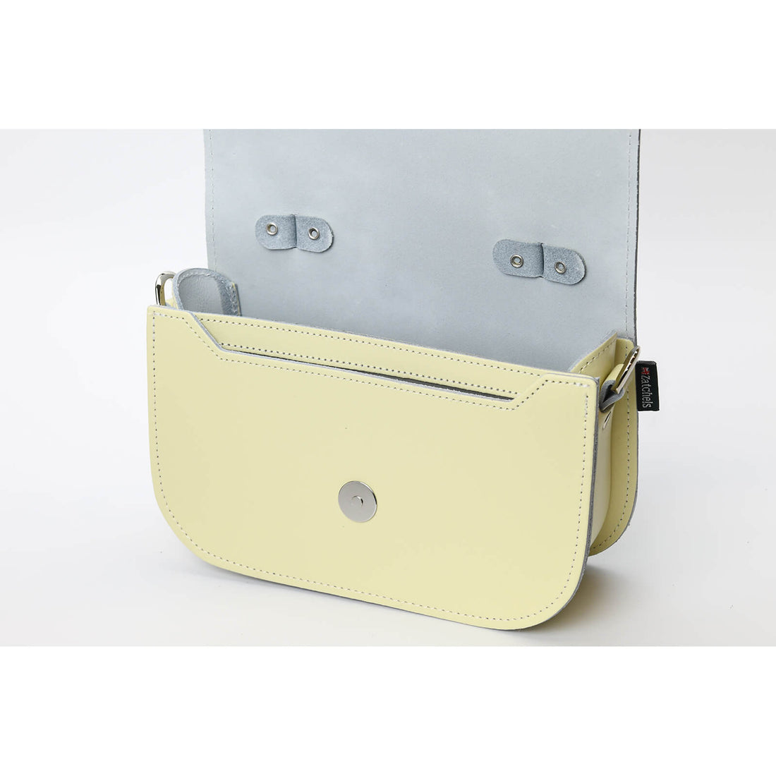 Aura Handmade Leather Bag - Cream-3