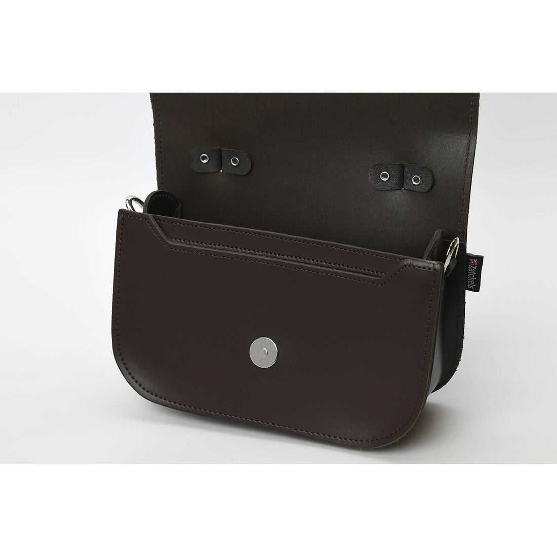Aura Handmade Leather Bag - Dark Brown-3