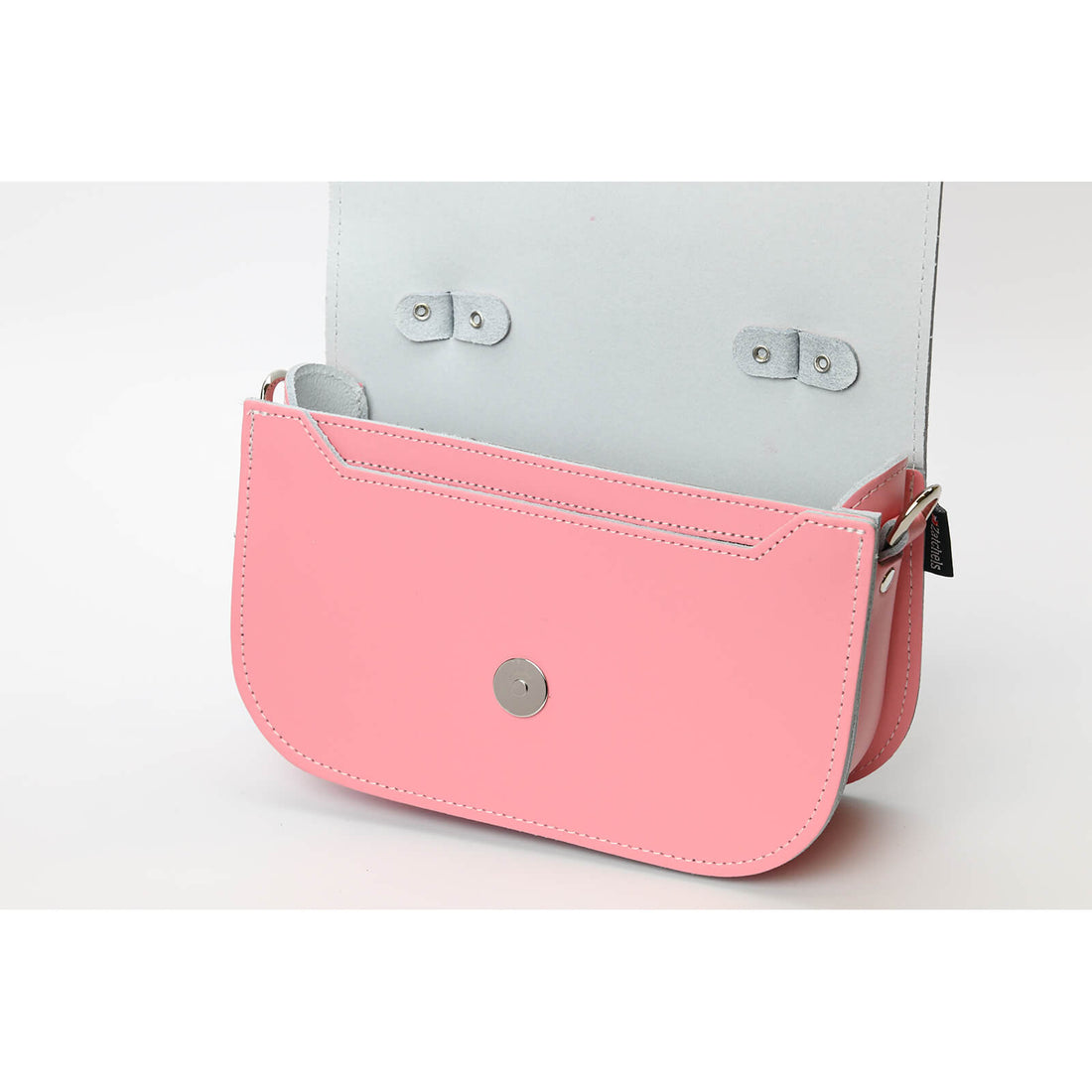 Aura Handmade Leather Bag - Pastel Pink-3