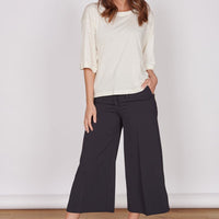Gabi Cream Classic Oversized T-Shirt-3