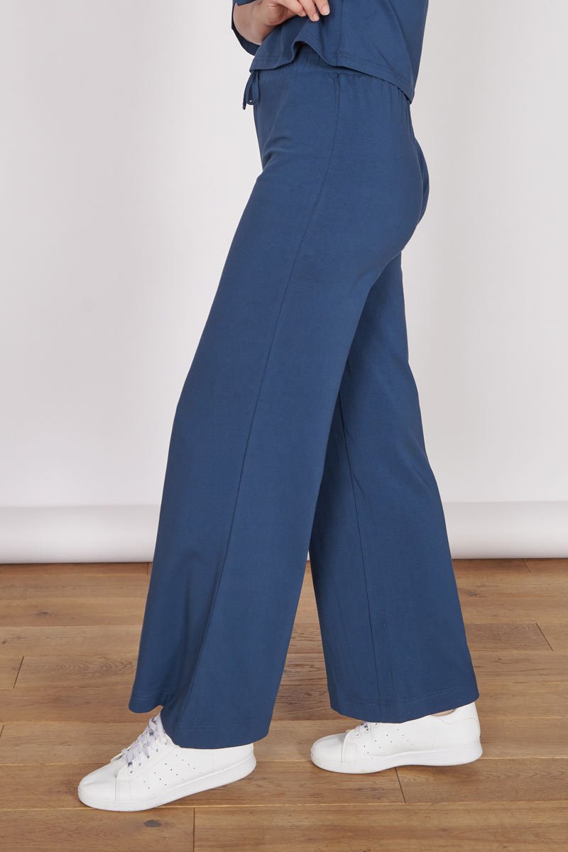 Harper Navy Soft Touch Lounge Trousers-2