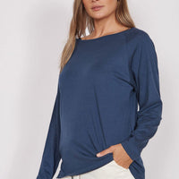 Nora Navy Lightweight Training Top-0