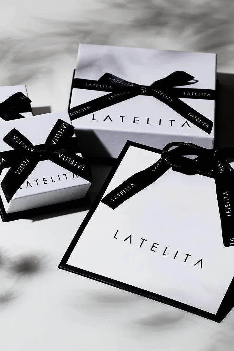 Latelita Long Drop Earrings Silver-3