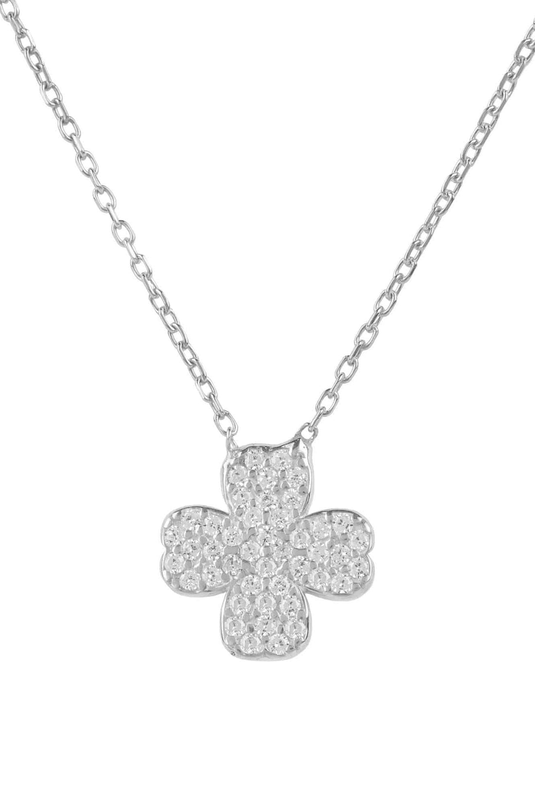 Lucky Four Leaf Clover Necklace-3