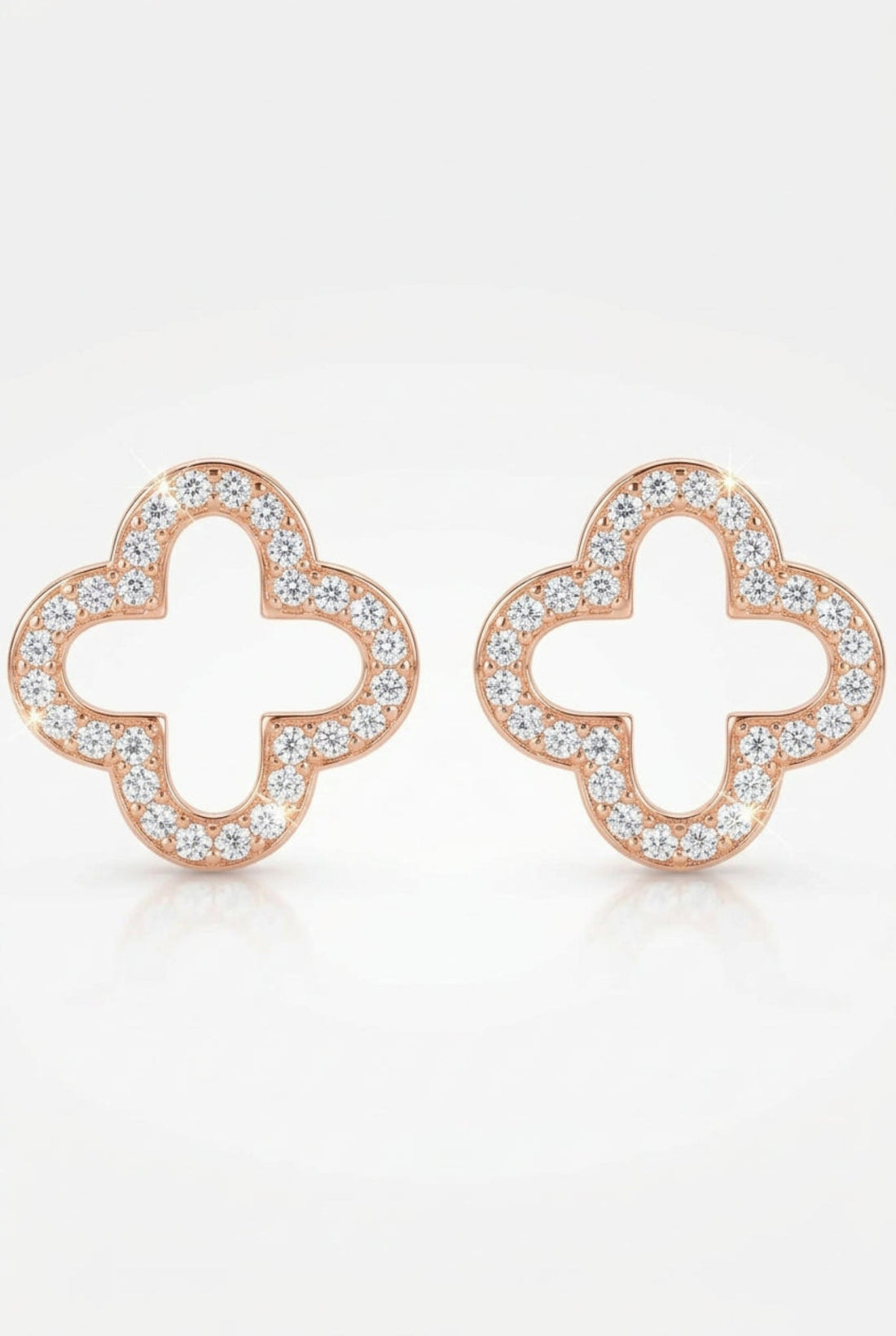Open Clover Earrings-3