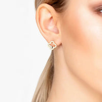 Open Clover Earrings-1