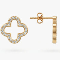 Open Clover Earrings-2