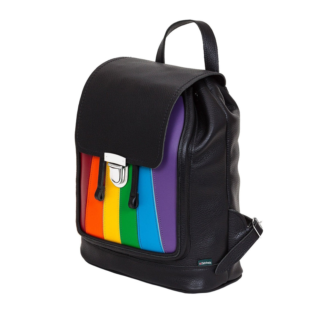 Soft Leather Backpack - Pride Rainbow-2