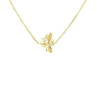 Queen Bee Necklace Gold-0