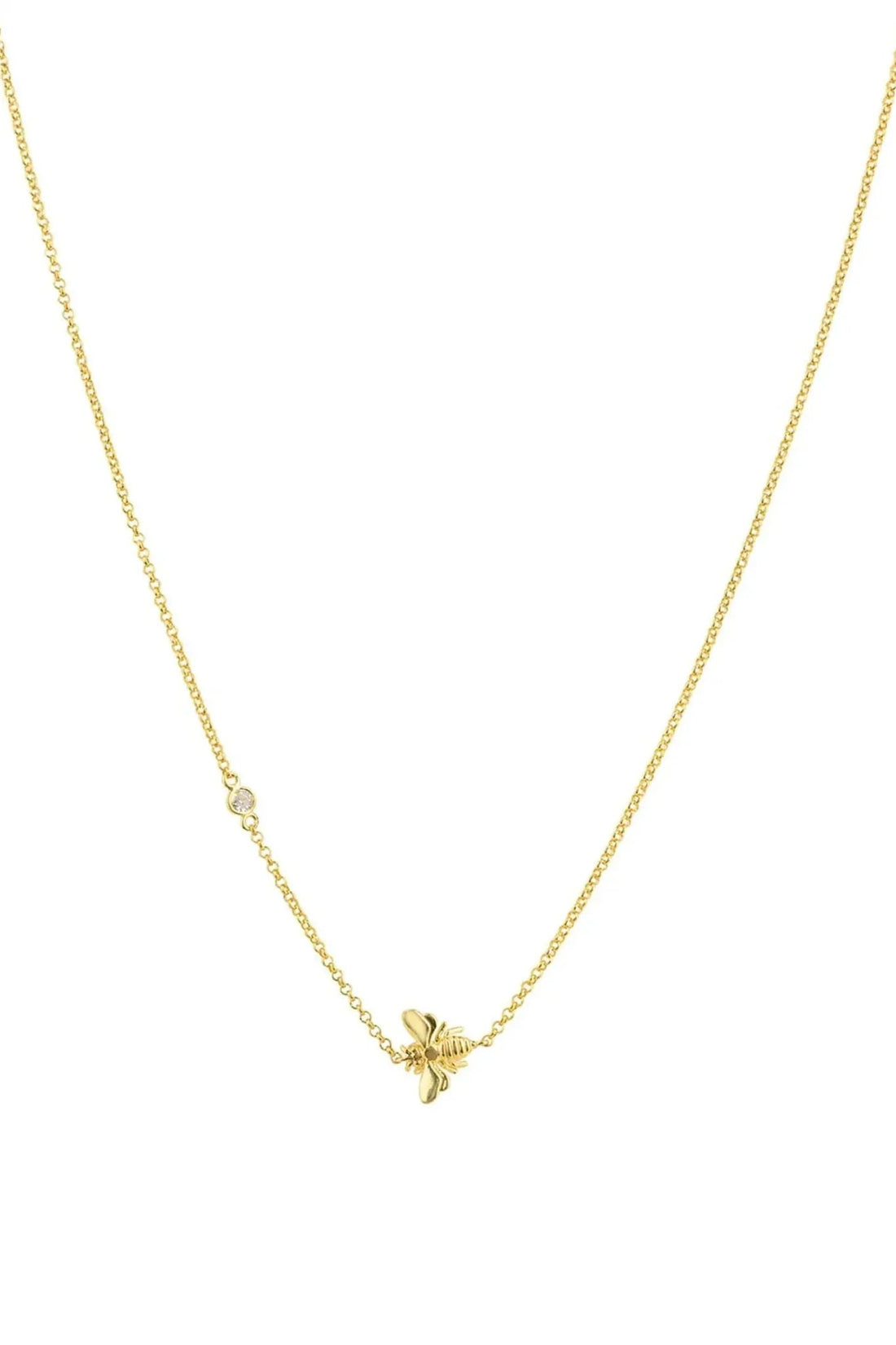 Queen Bee Necklace Gold-2