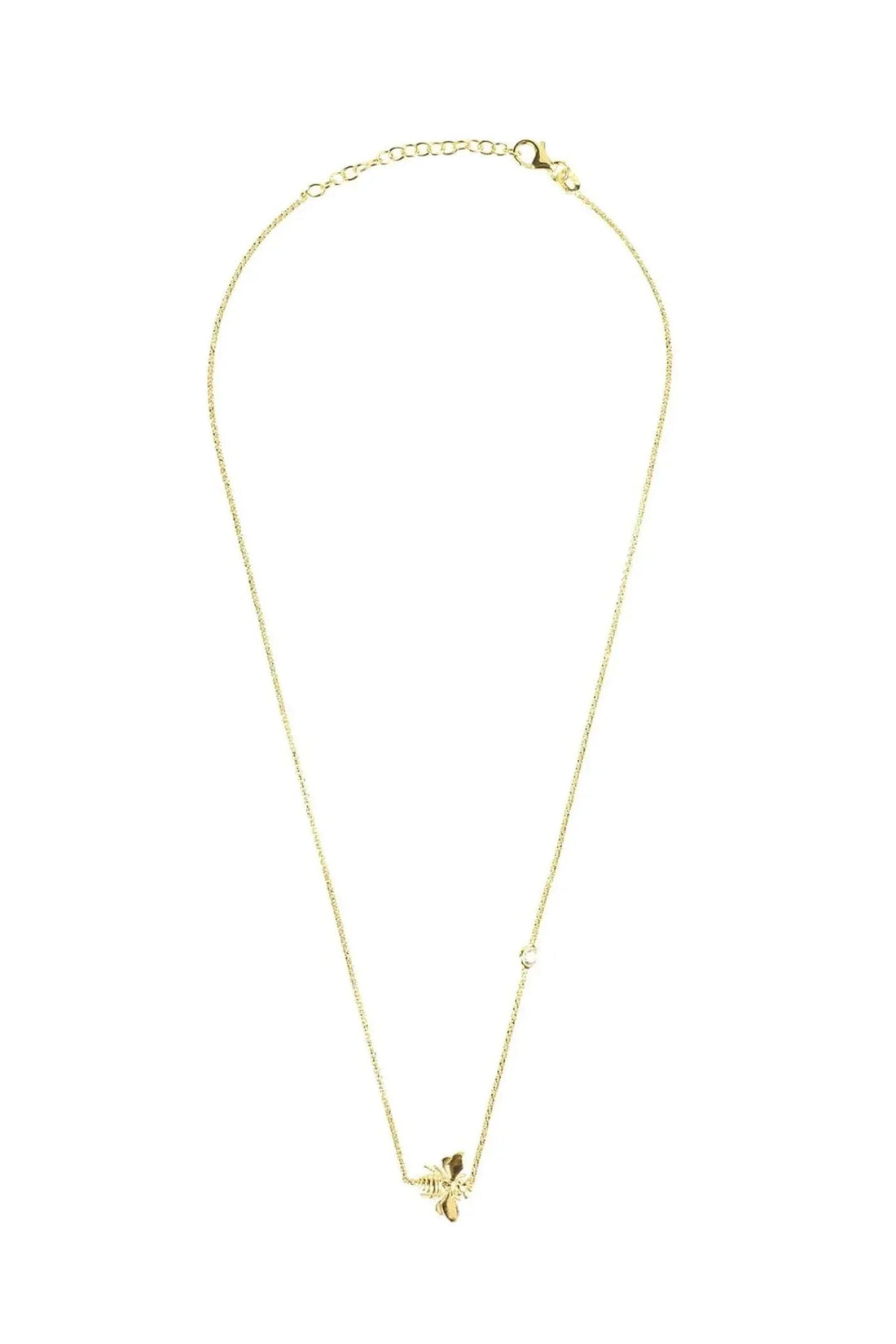Queen Bee Necklace Gold-3