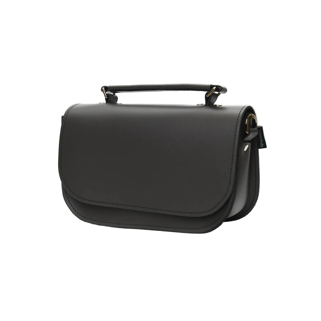 Aura Handmade Leather Bag - Graphite-1