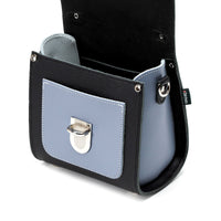 Handmade Leather Sugarcube Handbag - Mocha Mauve-4