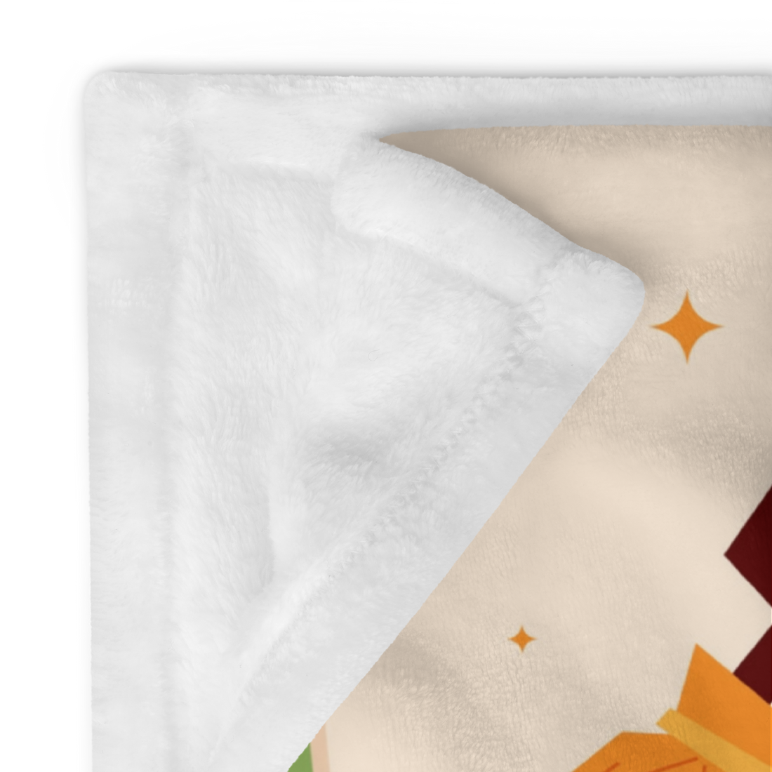 Orange Holiday Icon Halloween Blanket Fleece