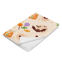 Orange Holiday Icon Halloween Blanket Fleece