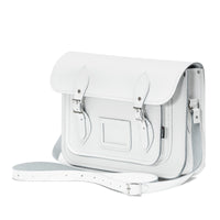 Handmade Leather Satchel - White-3