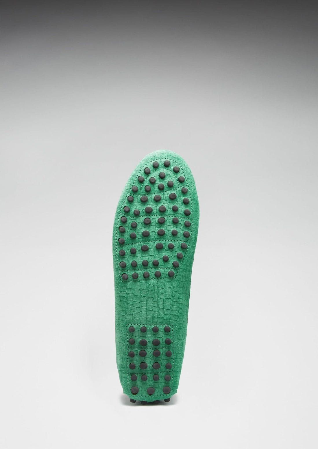 Emerald loafer sole with raised rubber grip studs