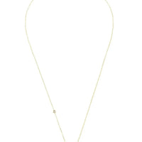 Gold chain zodiac pendant necklace with small top charm and Leo symbol pendant